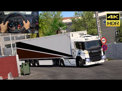 SCANIA G 450 | Narrow Secondary Roads in Italy | ETS 2 | 1.50 #ets #logitechg29gamplay