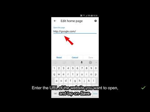 How to change the home page in Google Chrome - Android (Huawei, Xiaomi, HTC, etc.)