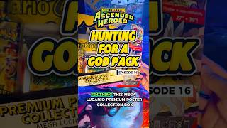 Hunting for a GOD PACK Ep. 16 🔥 | MEGA LUCARIO Premium Poster Part 2 | #ascendedheroes #pokemon