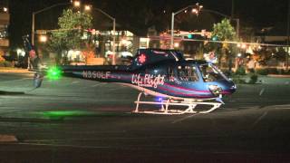 preview picture of video '11/16/12 Clackamas, Or - Life Flight Landing At Clackamas Town Center'