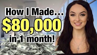 How I Make $80,000 Per Month in My 20s (ALL MY INCOME STREAMS)