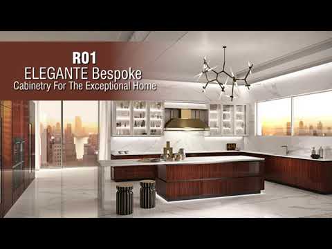 Modern Kitchen Cabinets in Houston by Snaidero Rosewood - ELEGANTE BESPOKE KITCHENS & BATHS