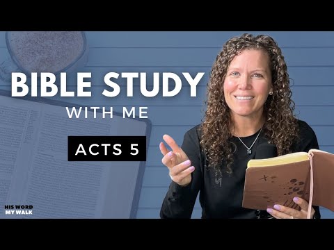 Acts 5 | What Did Ananias Do In The Bible? [Bible Study WITH Me]