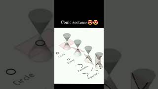 Conic Sections class 11.Why they called as Conic Sections. #parabola #hyperbola #circle #elipse
