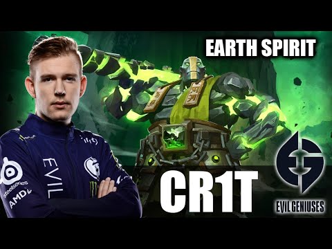 Cr1t - EARTH SPIRIT gameplay - 7.28 - 11000 MMR - Must Watch - Dota 2 Pro Games - Full Gameplay