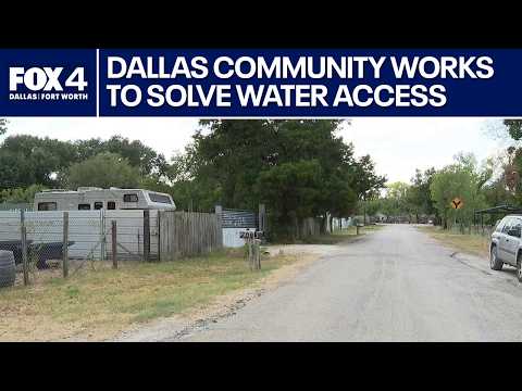 Impoverished Dallas community fights for running water