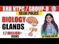 BIOLOGY Glands ग्रंथिया Part 3 RRB NTPC Group D By Kajal Ma Am Ntpccbt2 Ntpccbt2scie