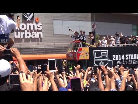 NHL Los Angeles KINGS Championship parade 2014 CHAMPS HD