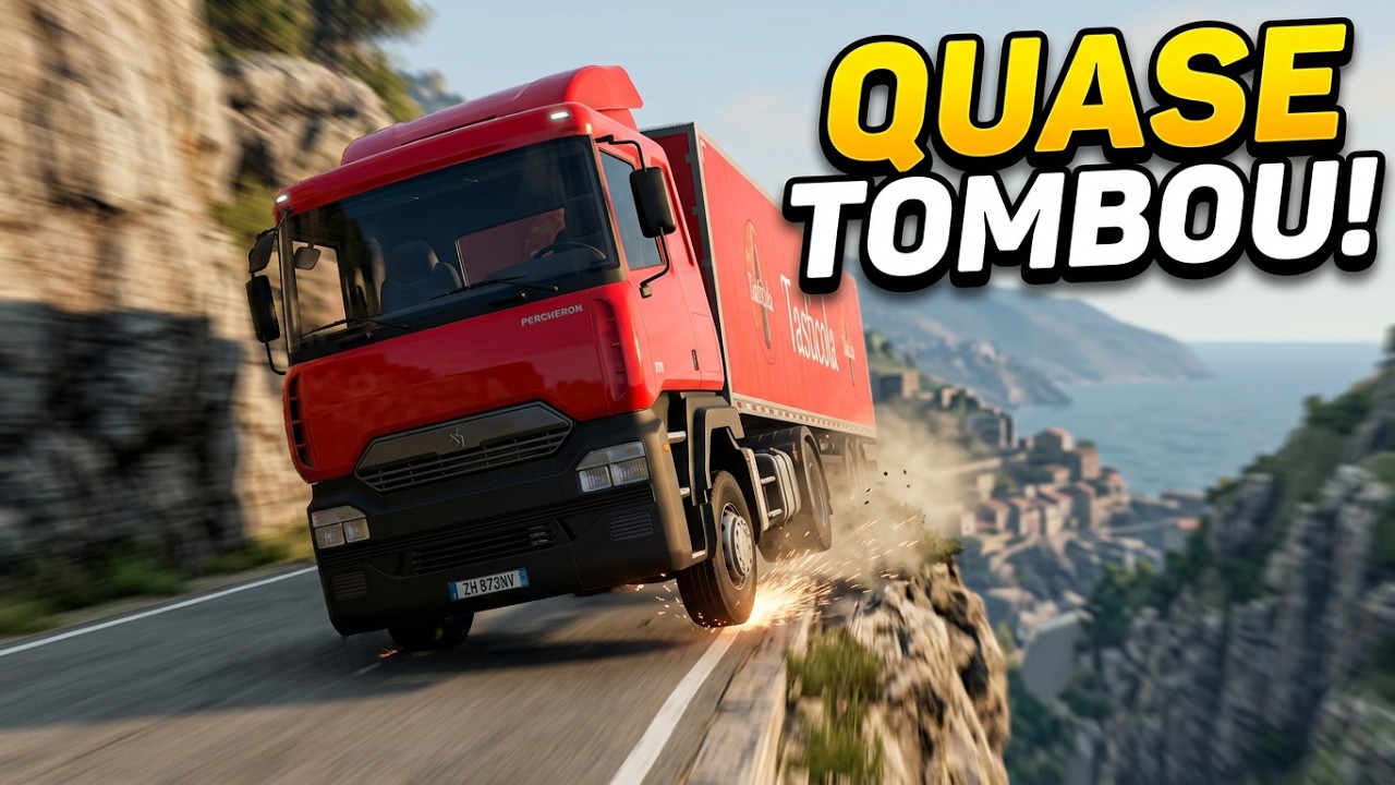 TRABALHEI COM O NOVO CAMINHÃO! - BeamNG.drive