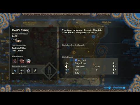 Hyrule Warriors: Age of Calamity - 141 - Challenge: Monk's Training