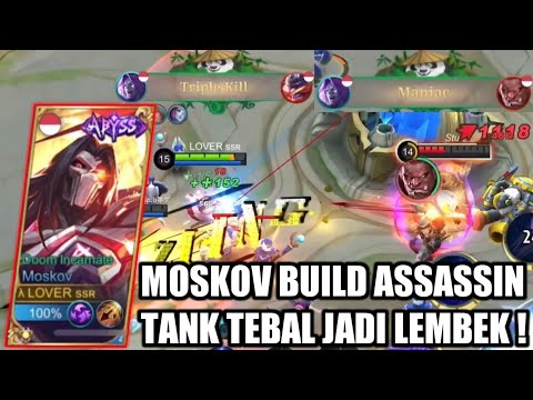 TOP GLOBAL MOSKOV BIKIN BALMOND MUSUH JADI LEMBEK, AUTO MANIAC !! DIKIT LAGI SAVAGE - MOBILE LEGENDS