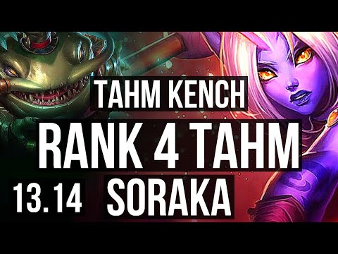 TAHM KENCH & Aphelios vs SORAKA & Xayah (SUP) | Rank 4 Tahm, 2/1/6, 400+ games | EUW Master | 13.14