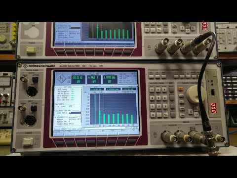 Rohde & Schwarz UPL Audioanalyzer: Kurzvorstellung