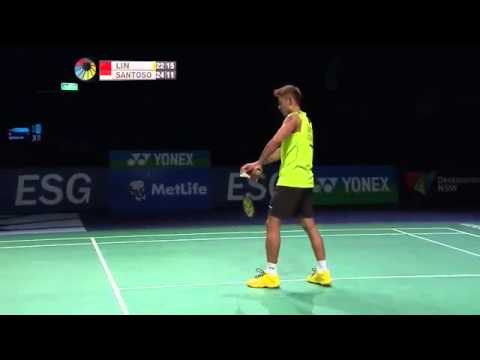 Final   2014 Australian Badminton Open   Lin Dan vs Simon Santoso