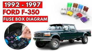 Ford F-350 (1992 - 1997) Fuses, Fuse Box Diagrams & Location Guide