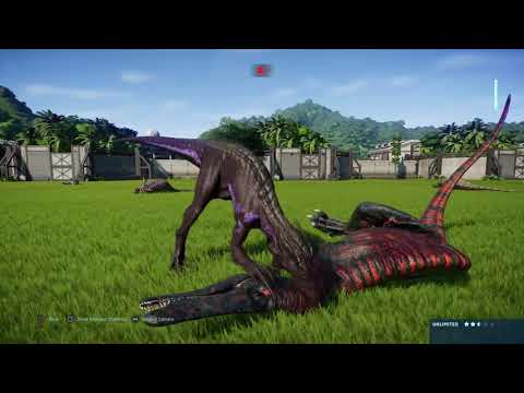 Jurassic World Evolution:  Max stats dinosaur battle royale (Part 1)