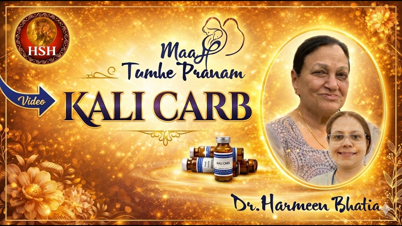 Kali Carb -  Dr. Harmeen Bhatia @hsh_homeopathy