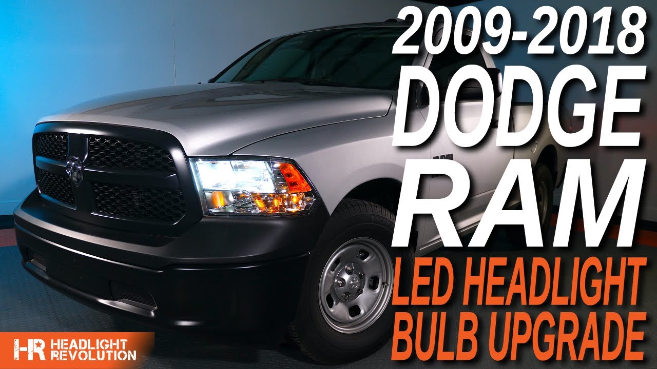 Watch video HR Tested: 381% Brighter Lights For The 09-18 RAM 1500 with Reflector Headlights Now HR Tested: 381% Brighter Lights For The 09-18 RAM 1500 with Reflector Headlights