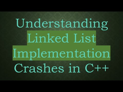 Understanding Linked List Implementation Crashes in C++
