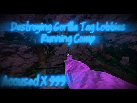 Destroying Gorilla Tag Comp Lobbies On Ground || Running Comp