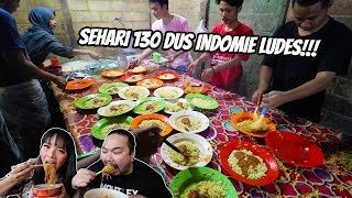 GILA!!! SEHARI BISA HABIS 130 DUS INDOMIE!!! ANTRI PANJANG MAU MAKAN DISINI | FT. MGDALENAF