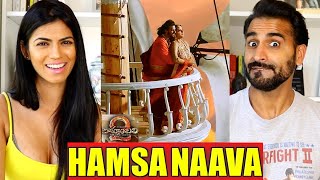 HAMSA NAAVA | Baahubali 2 | Prabhas | Anushka | BAHUBALI Telugu song REACTION!!