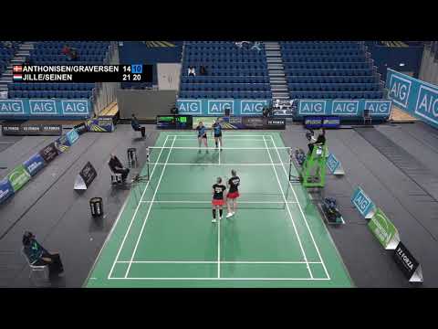 Match point - Anthonisen / Graversen vs Jille / Seinen  - WD, SF - AIG FZ FORZA Irish Open 2021