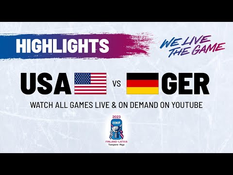 Highlights | USA vs. Germany | 2023 #IIHFWorlds