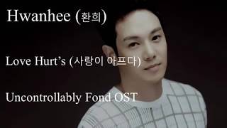 Hwanhee - Love Hurt's Lyrics ( Uncontrollably Fond OST)