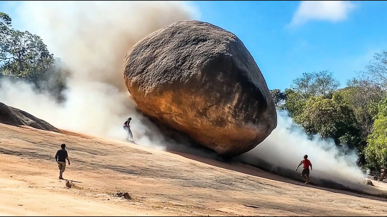 100 Massive Rockfalls Caught on Camera !