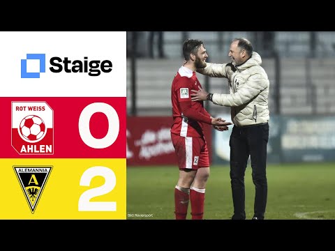 Highlights der Regionalliga West - 32. Spieltag: Rot Weiss Ahlen - Alemannia Aachen