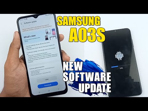 Samsung Galaxy A03s New Software Update 2021 - How To Update