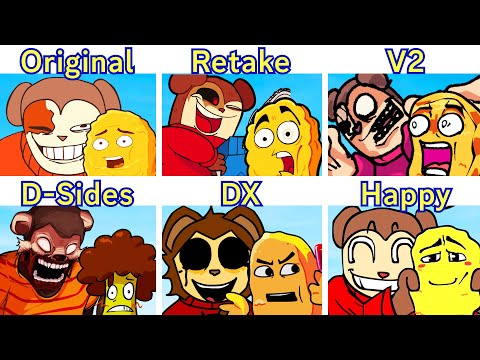 FNF THE TWIDDLEFINGER COLLECTION (OG, V2, D Sides, DX, Retake, Happy) + All Cutscenes
