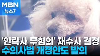 '반려동물 안락사 무혐의' 재수사…수의사법도 개정 추진 [MBN 뉴스7]