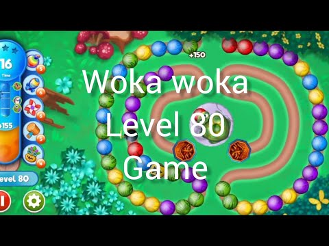 Marble woka woka | jungle blast | level 80 | hard level | No boosters
