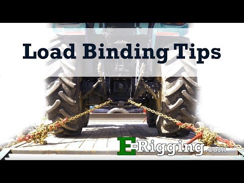 Load Binding Tips - How To Secure Heavy Loads