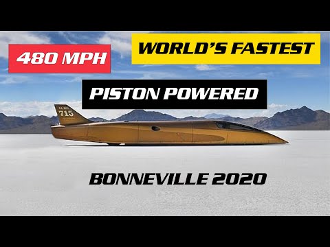 Bonneville Speed Week 2020, George Poteet and Speed Demon go 480 MPH