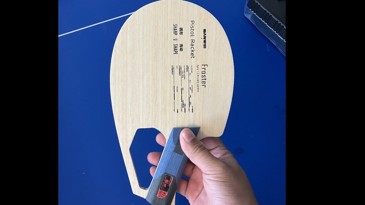 Sanwei Pistol Racket Froster Review – A New Way to Play Table Tennis