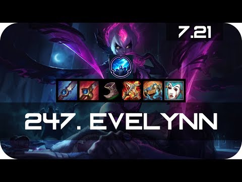 Evelynn Jungle vs Master Yi Season 7 s7 Patch 7.21 2017 Gameplay Guide Build Normals
