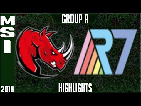 KLG vs R7 Highlights | MSI 2018 Play in Day 3, Mid Season Invitational Kaos Latin Gamers vs Rainbow7