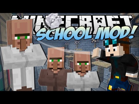 Minecraft | SCHOOL MOD! (Make School FUN & EXPLOSIVE!) | Mod Showcase