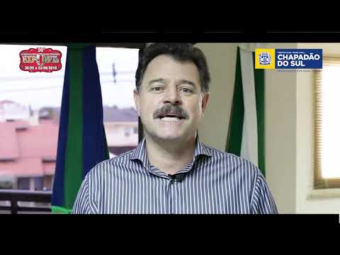Prefeito de Chapadão do Sul, João Carlos Krug faz convite especial para a 26ª Exposul.