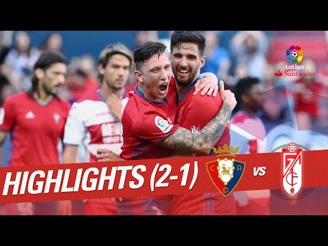 Resumen de Osasuna vs Granada CF (2-1)