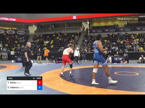 86 Kg Semifinal - Trent Hidlay, WOLF - TMWC Vs Zahid Valencia, Sunkist Kids Wrestling Club