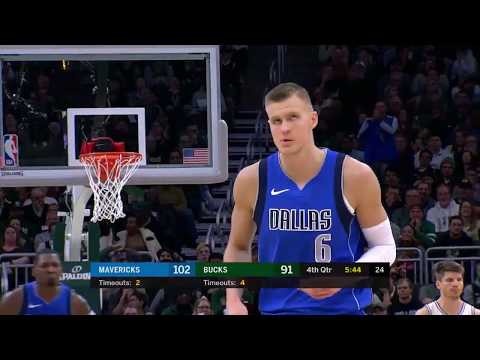 Kristaps Porzingis (26 points) Highlights vs. Bucks