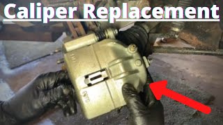How to Replace a Front Caliper Lincoln Continental
