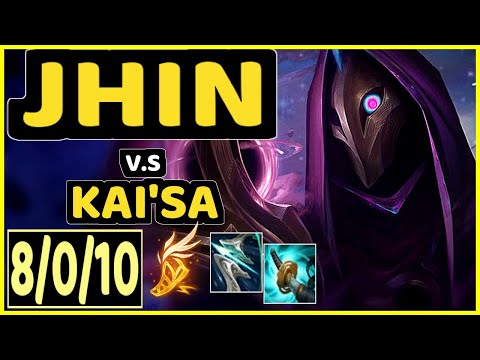 REKKLES (JHIN) vs KAI'SA - 8/0/10 KDA BOTTOM ADC GAMEPLAY - EUW Ranked GRANDMASTER