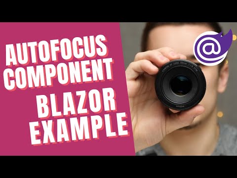 Blazor : Implement and Apply Auto Focus Component Example