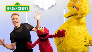 Elmo, Fitness Marshall, &amp; Big Bird Do The Elmo Slide | Sesame Street Elmo’s Mindfulness Spectacular