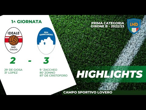 IDEALE BARI 2 - 3 REAL SANNICANDRO